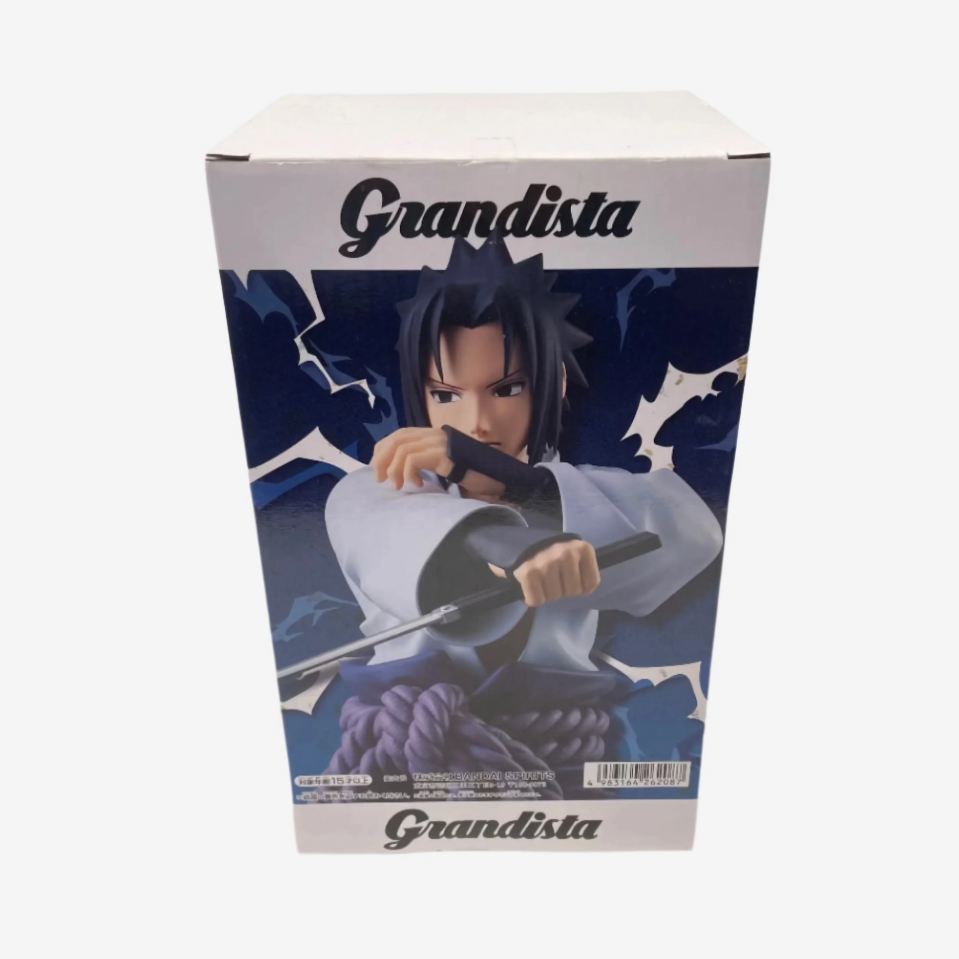 Box packaging of a figurine with 'Grandista' branding on a white background