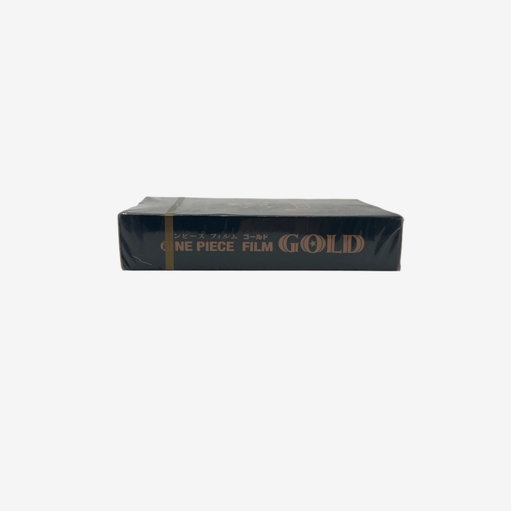 Box of 'One Piece Film Gold' on a gray background