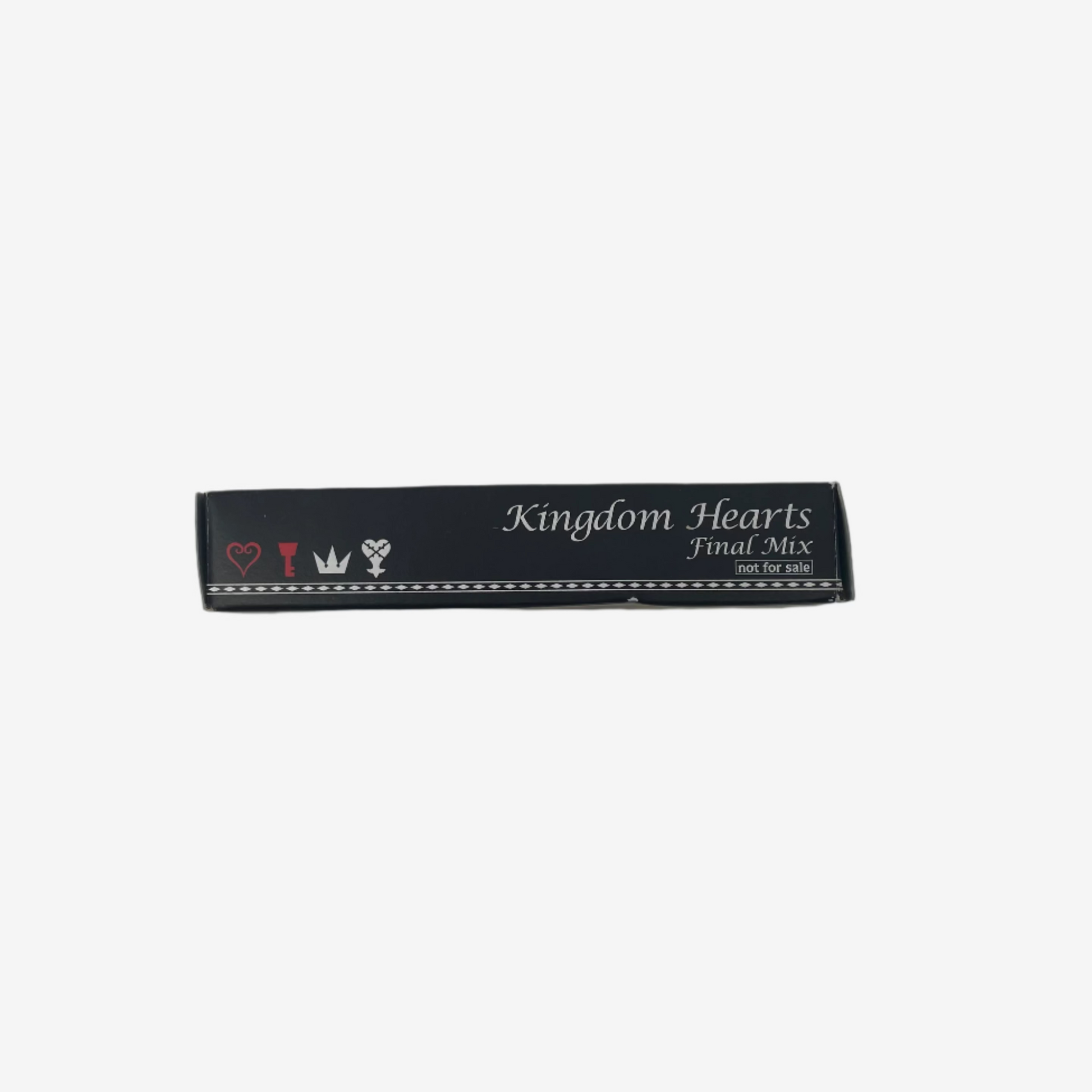 Black rectangular box with 'Kingdom Hearts Final Mix' text on a white background