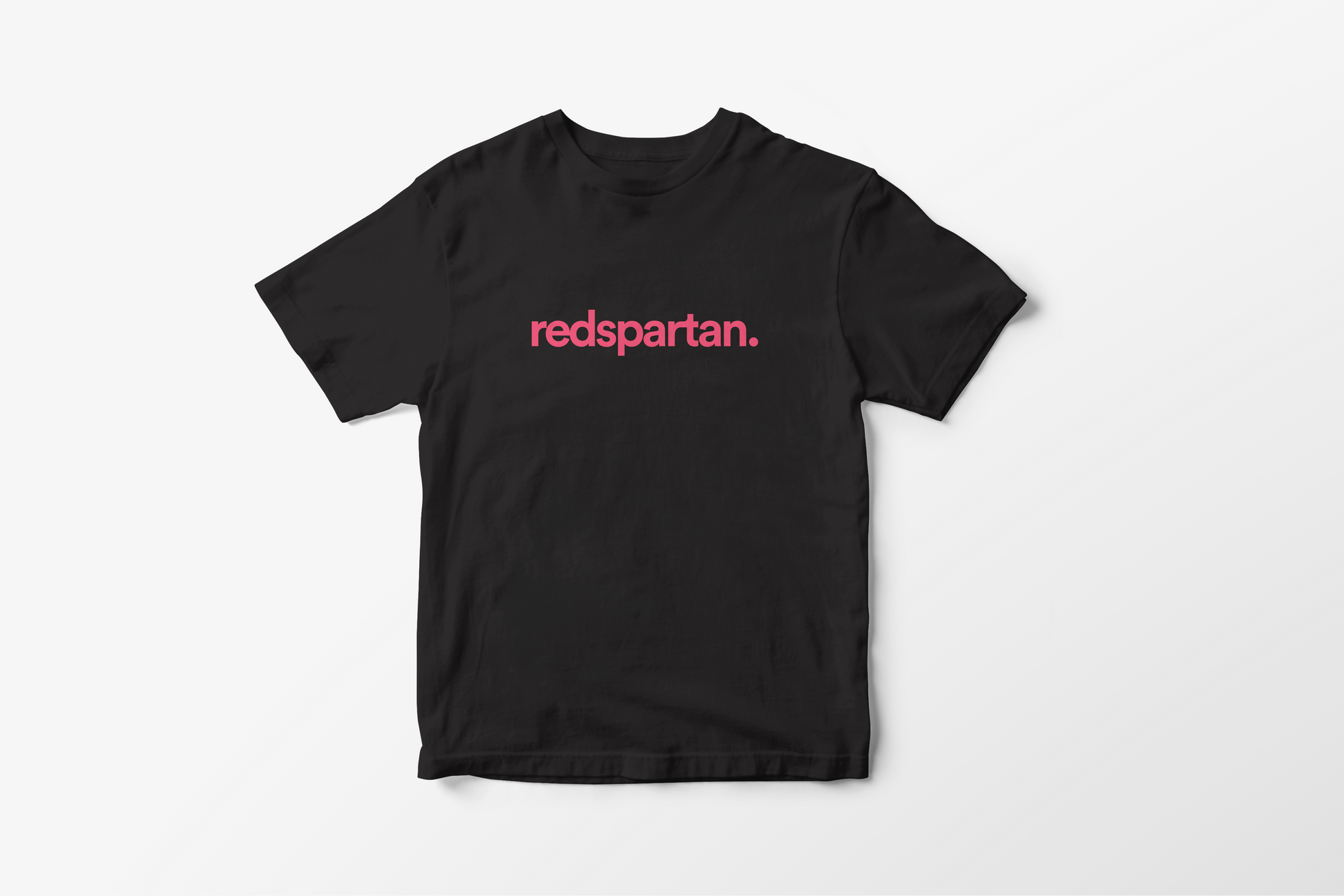 Red Spartan Logo T-Shirt - Wordmark 1