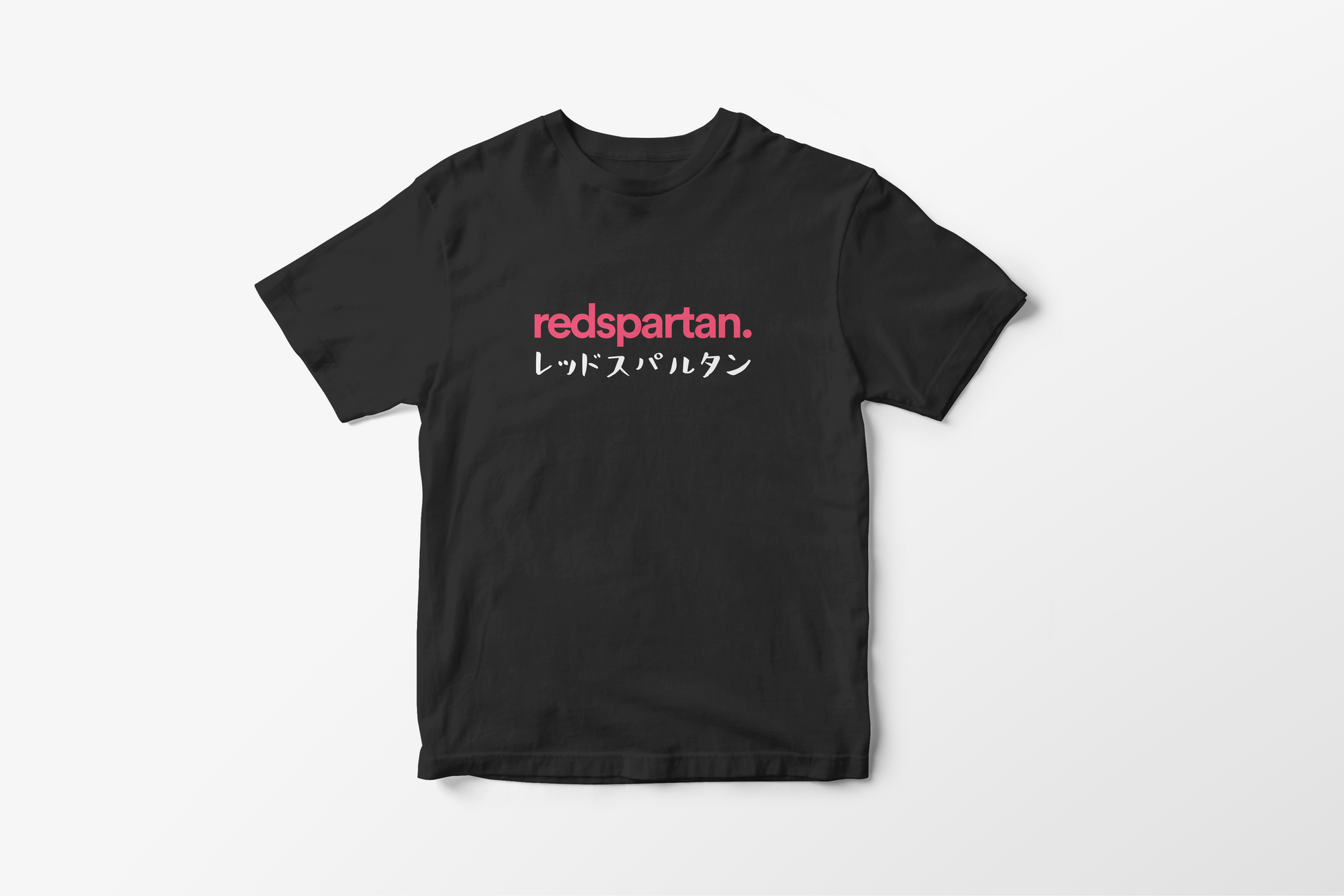 Red Spartan Logo T-Shirt - Wordmark 2