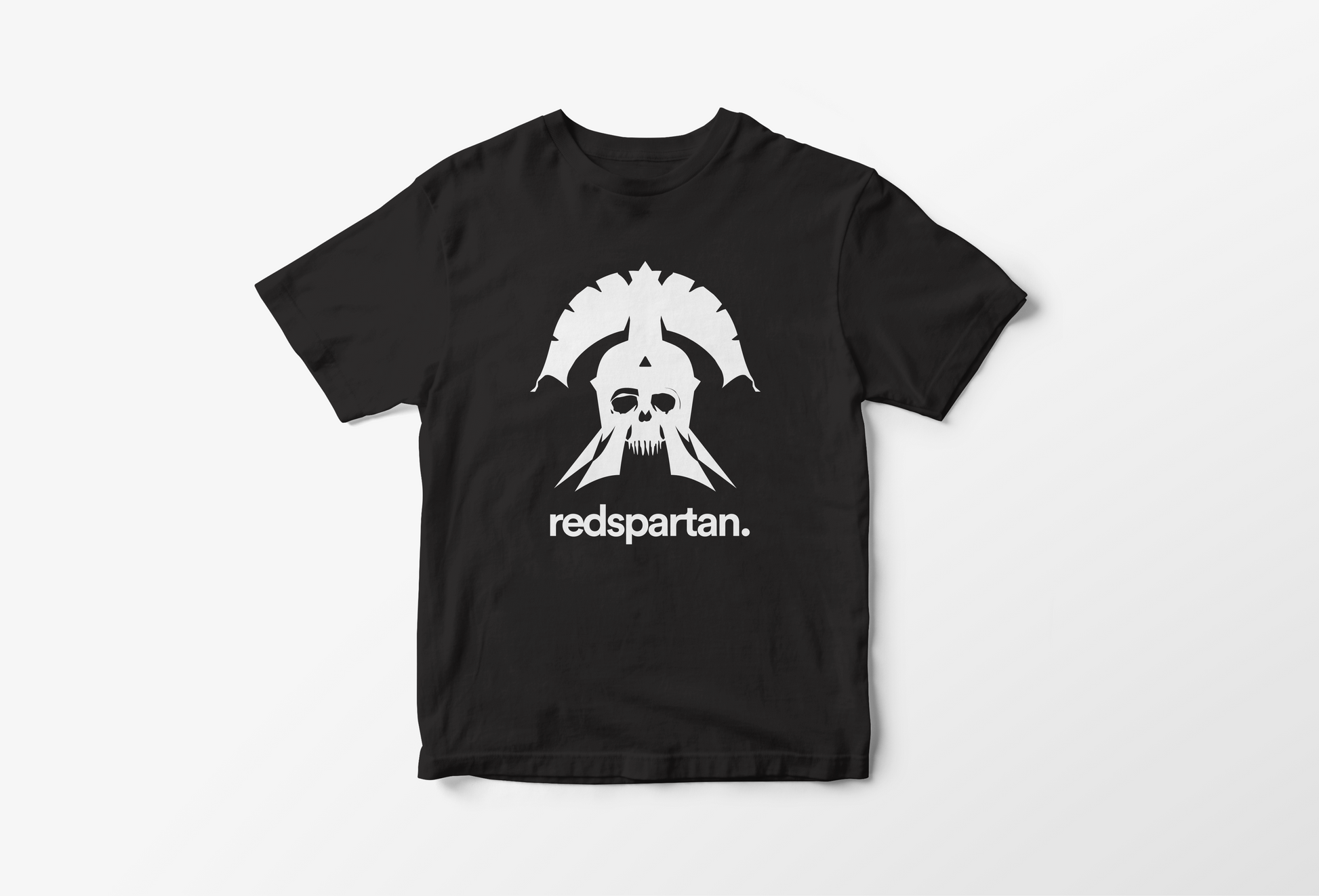 Red Spartan Logo T-Shirt - English Text
