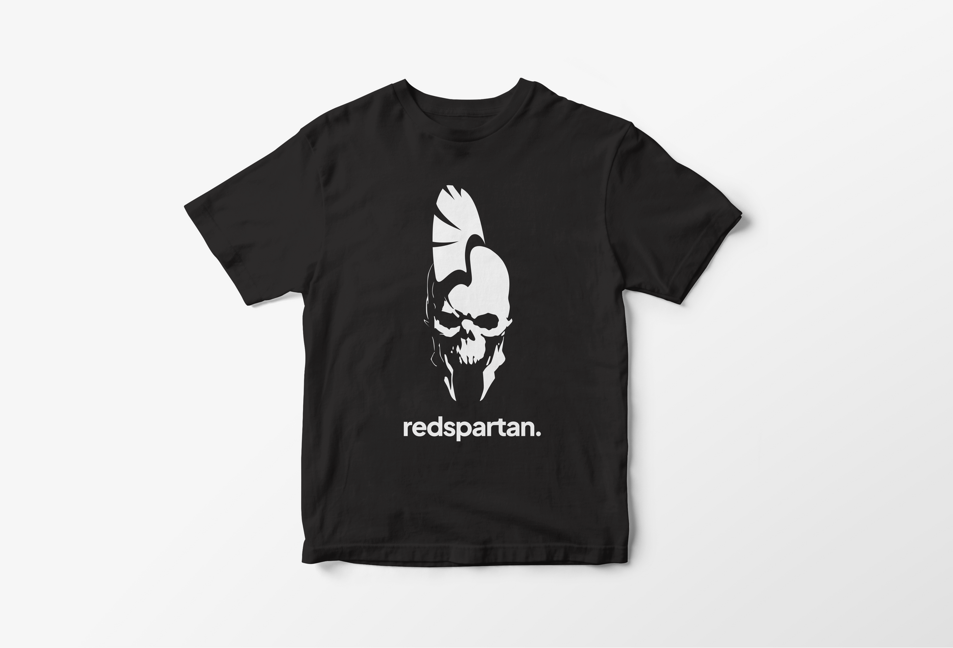 Red Spartan Logo T-Shirt - English Text