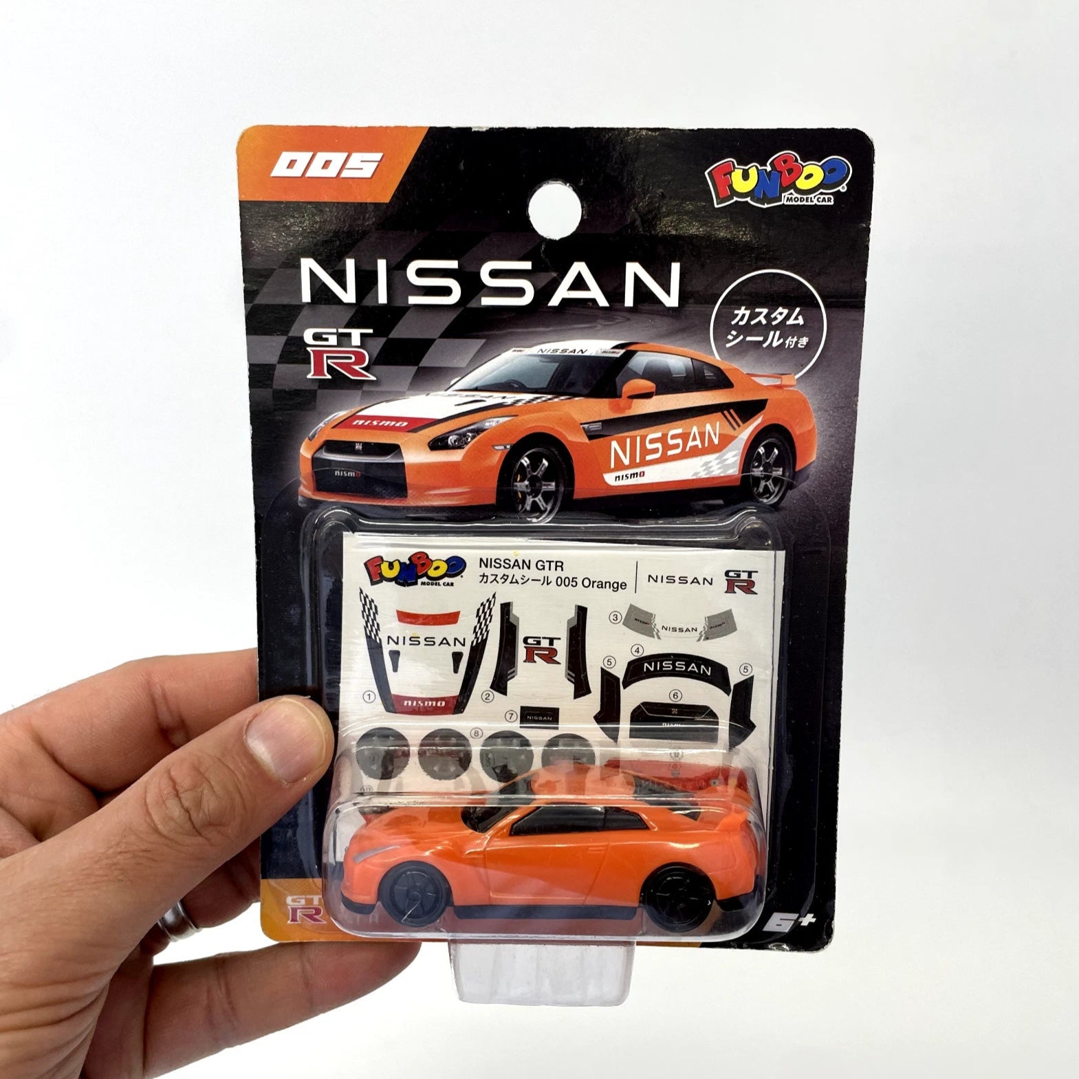 2x Nissan GTR Cars Bundle - Asuka Langley Evangelion EVAR + Orange Car (Funboo)