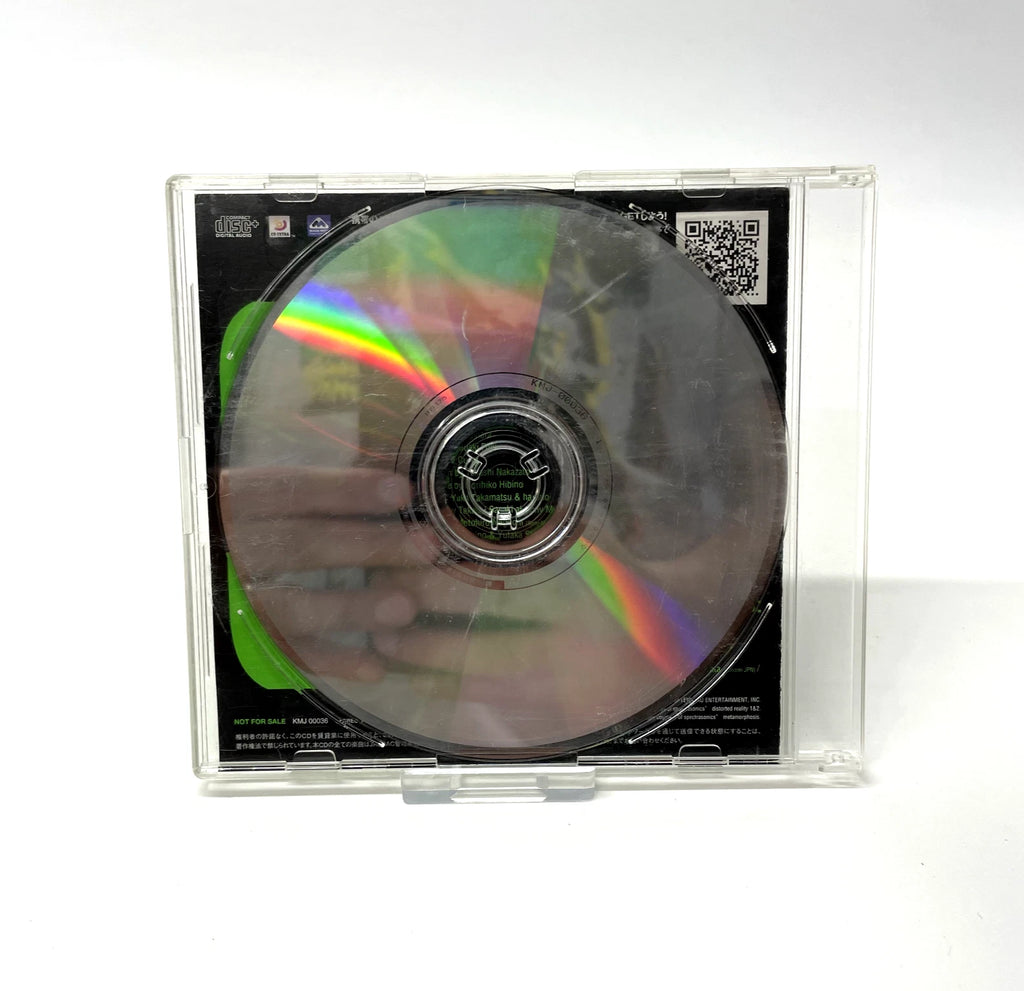 CD in a clear case with a white background